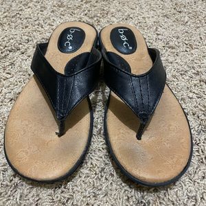 Boc black sandals, size 7M, comfortable, used.